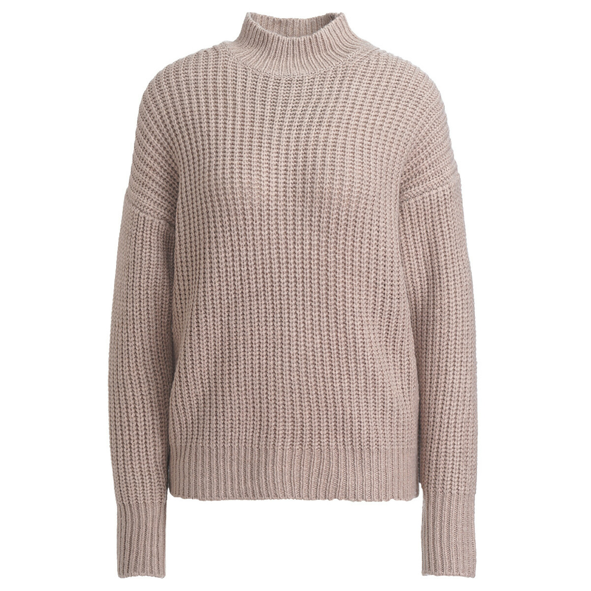 Bild 1 von Damen Strickpullover mit Stehkragen BEIGE