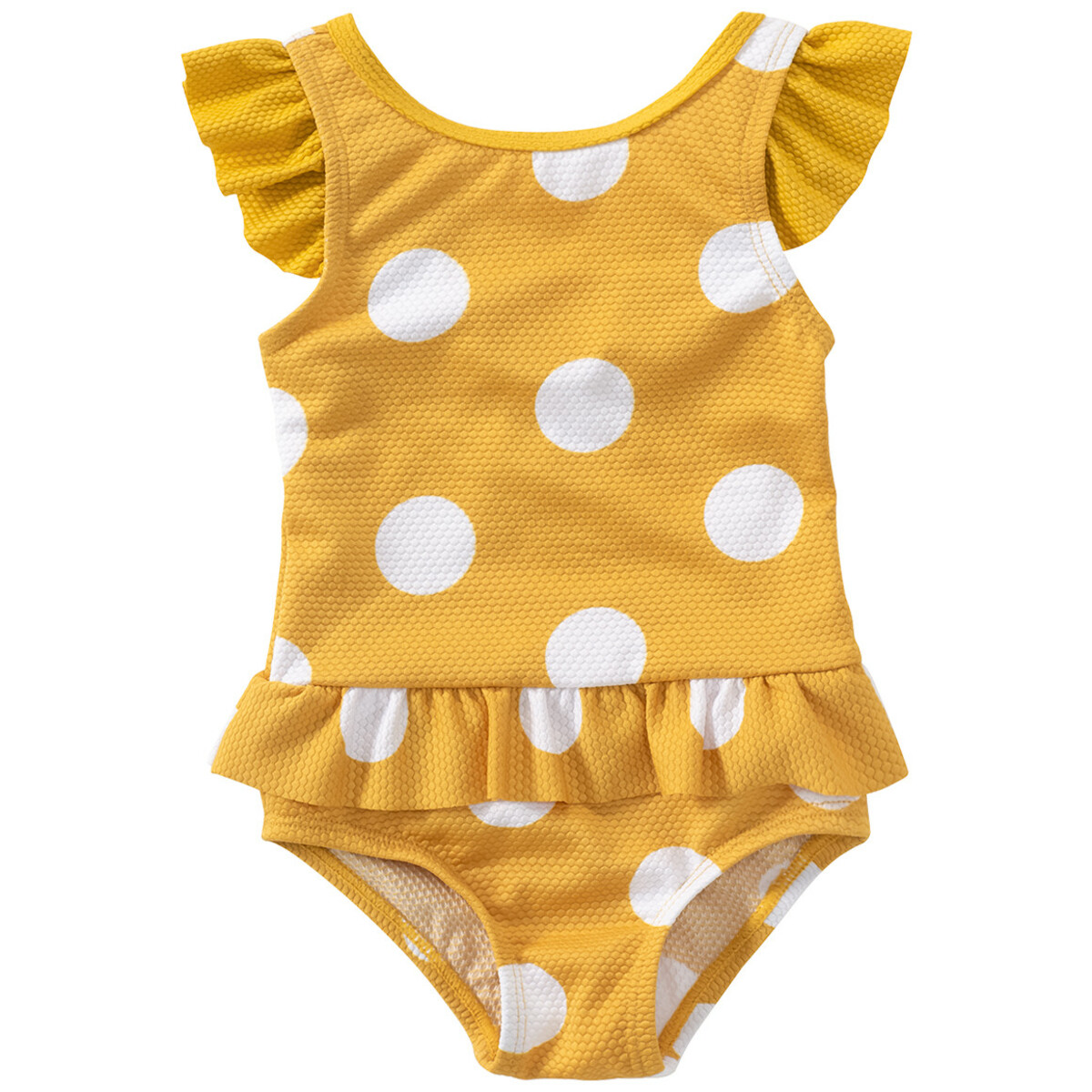 Bild 1 von Baby Badeanzug mit Punkte-Allover DUNKELGELB