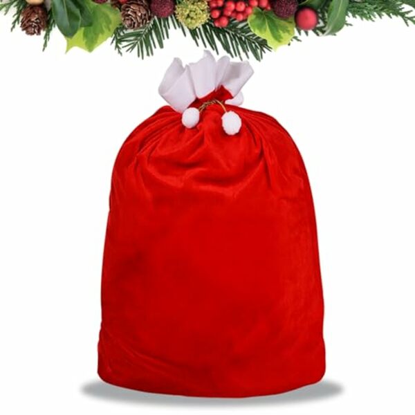 Bild 1 von Geschenksack für Weihnachten, Weihnachtsmann Sack, 70 x 100c