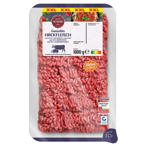 Bild 1 von MEINE METZGEREI Gemischtes Hackfleisch 1 kg