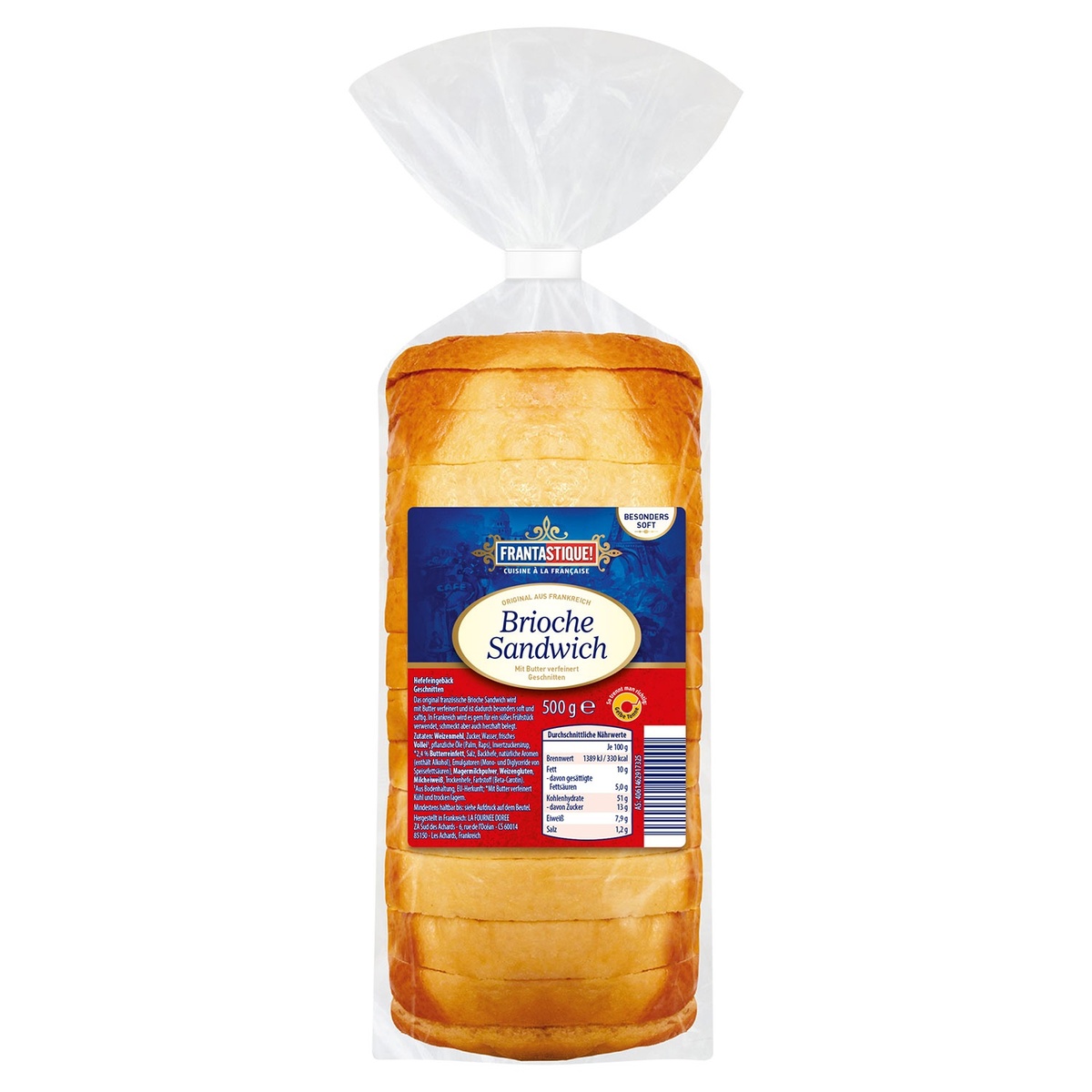 Bild 1 von FRANTASTIQUE! Brioche-Sandwich 500 g