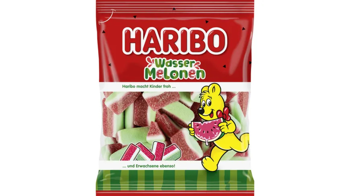 Bild 1 von Haribo Fruchtgummi mit Schaumzucker Wassermelonen