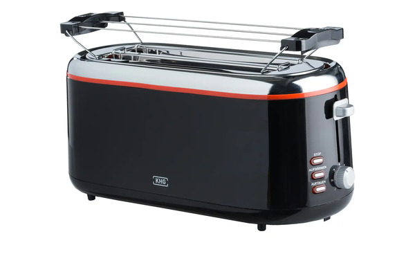 Bild 1 von KHG Langschlitztoaster  TO-1301LSS schwarz Metall, Kunststoff Maße (cm): B: 39 H: 17,3 T: 17 Sale