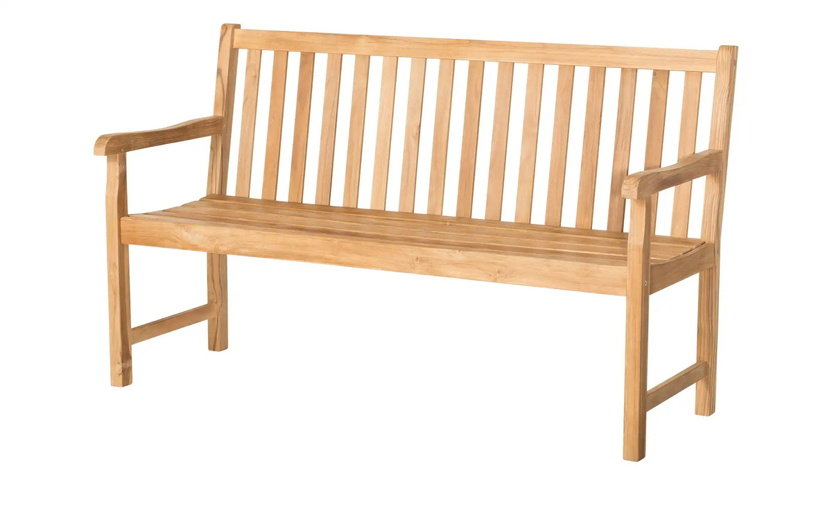 Bild 1 von Landhausbank  Cambridge holzfarben Maße (cm): B: 64 H: 91,5 Garten