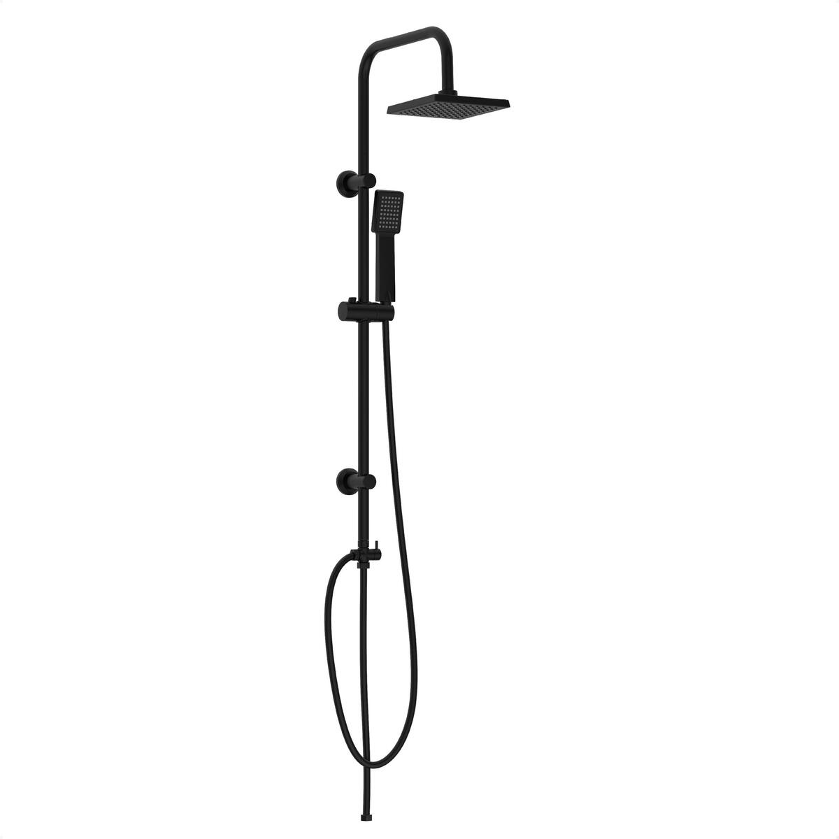 Bild 1 von eisl Duschset EASY ENERGY, Regendusche ohne Armatur, Duschsystem Schwarz matt