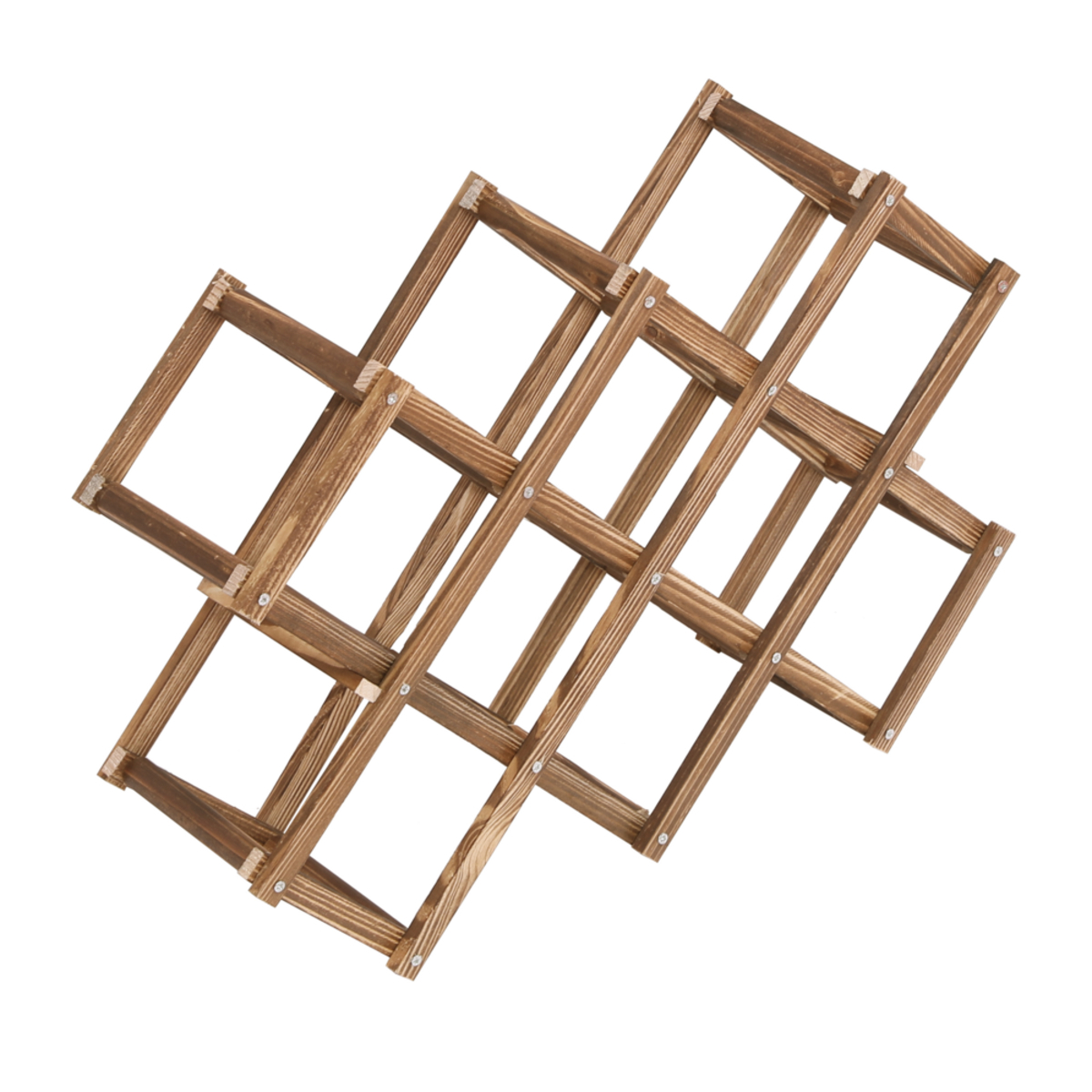 Bild 3 von Happy Home faltbarer Weinregal für 10 Flaschen HWR16-HOL Holz