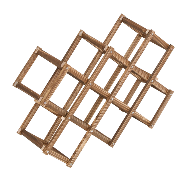 Bild 3 von Happy Home faltbarer Weinregal für 10 Flaschen HWR16-HOL Holz