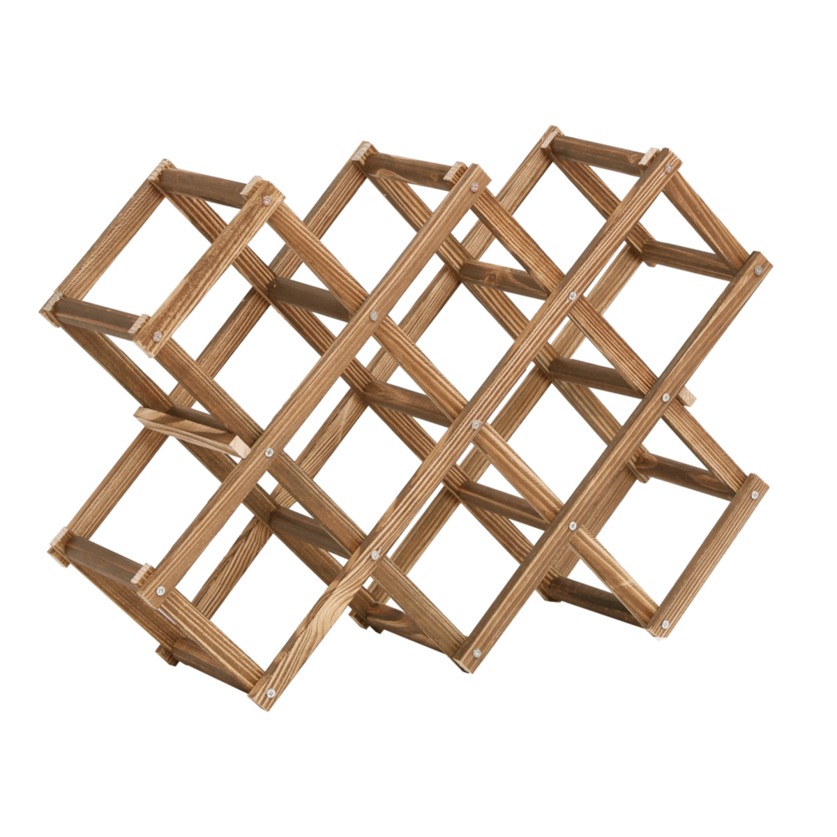 Bild 4 von Happy Home faltbarer Weinregal für 10 Flaschen HWR16-HOL Holz