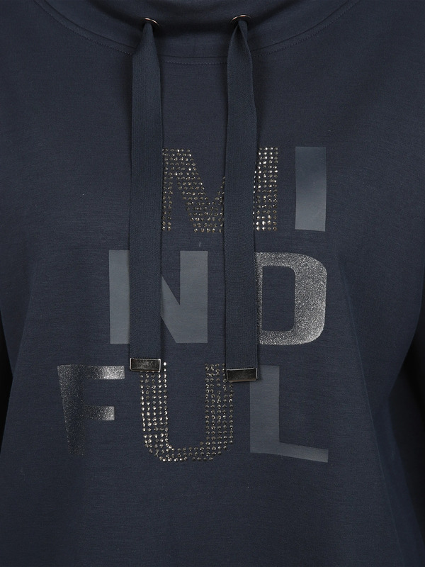 Bild 3 von Damen Sweatshirt mit Glitzersteinchen
                 
                                                        Marine