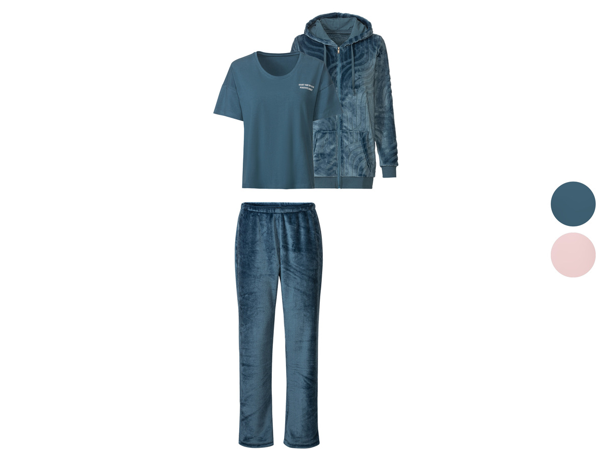 Bild 1 von esmara® Damen Hausanzug, 3-teilig, mit Jacke