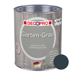 DECOPRO Garten-Grau 750 ml in Anthrazit, matt