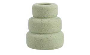 Kerzenhalter grün Steingut Maße (cm): H: 7,2  Ø: [6.2] Sale