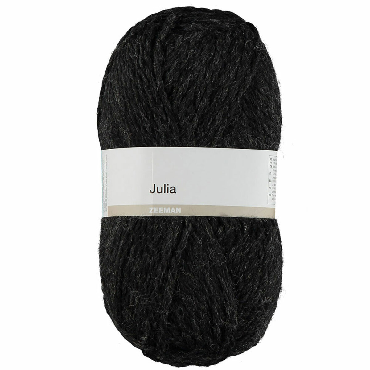 Bild 1 von Julia Strickgarn, Grau/Schwarz, 100 g