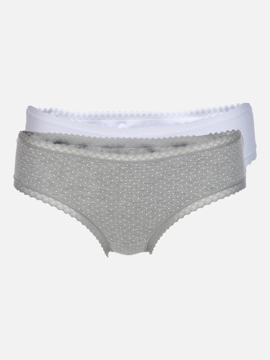 Bild 1 von Damen Hipster Slips im 2er Pack
                 
                                                        Grau