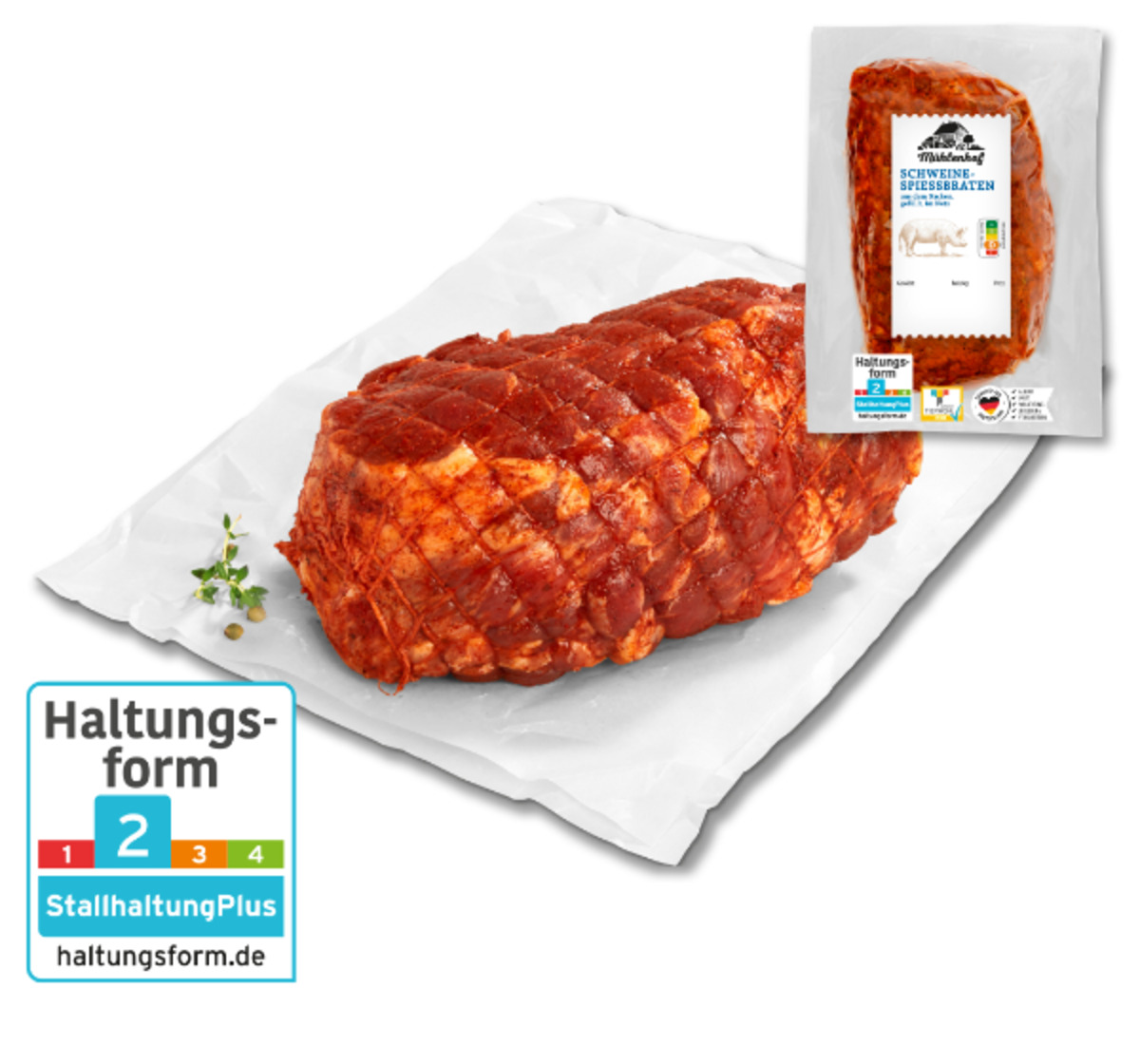 Bild 1 von MÜHLENHOF Frischer Schweine-Spießbraten*