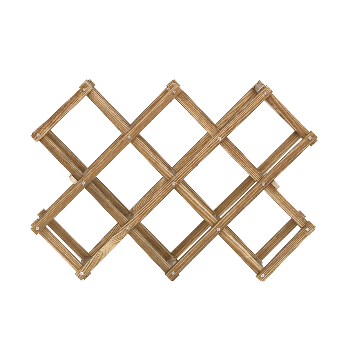 Bild 2 von Happy Home faltbarer Weinregal für 10 Flaschen HWR16-HOL Holz