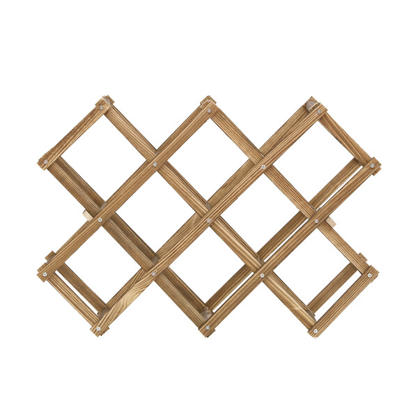 Bild 2 von Happy Home faltbarer Weinregal für 10 Flaschen HWR16-HOL Holz
