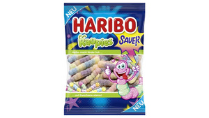 Haribo Schaumzucker Raupies Sauer