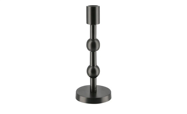 Bild 1 von Kerzenhalter schwarz Metall Maße (cm): H: 22  Ø: [9.0] Sale