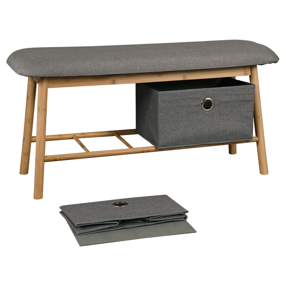 Bild 3 von Trendstabil Bambus-Sitzbank mit 2 Boxen