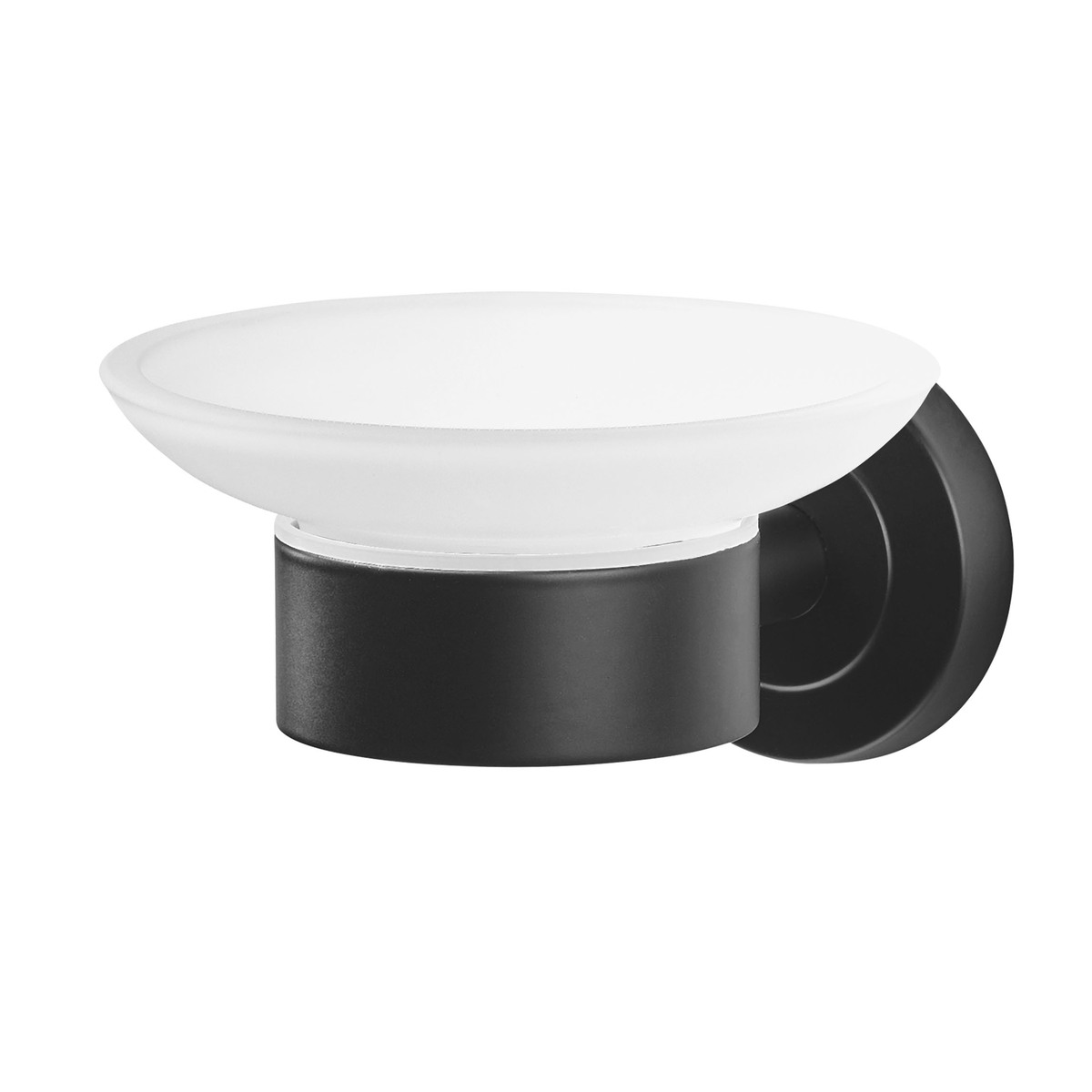 Bild 1 von AMARE Seifenschale mit Wandhalter, Schwarz