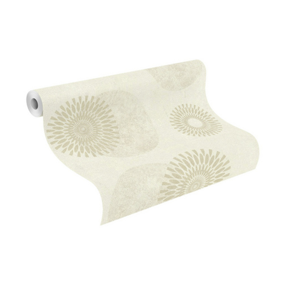 Bild 1 von rasch Vliestapete, restlos abziehbar, Kreise cremefarben/beige