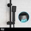 Bild 4 von eisl Duschset EASY ENERGY, Regendusche ohne Armatur, Duschsystem Schwarz matt