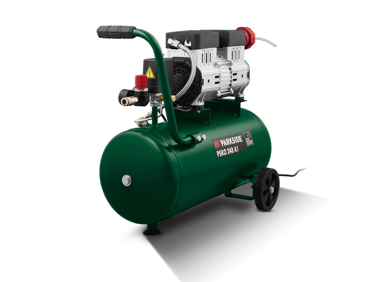 Bild 1 von PARKSIDE® Silent Kompressor »PSKO 248 A1«, 1100 W