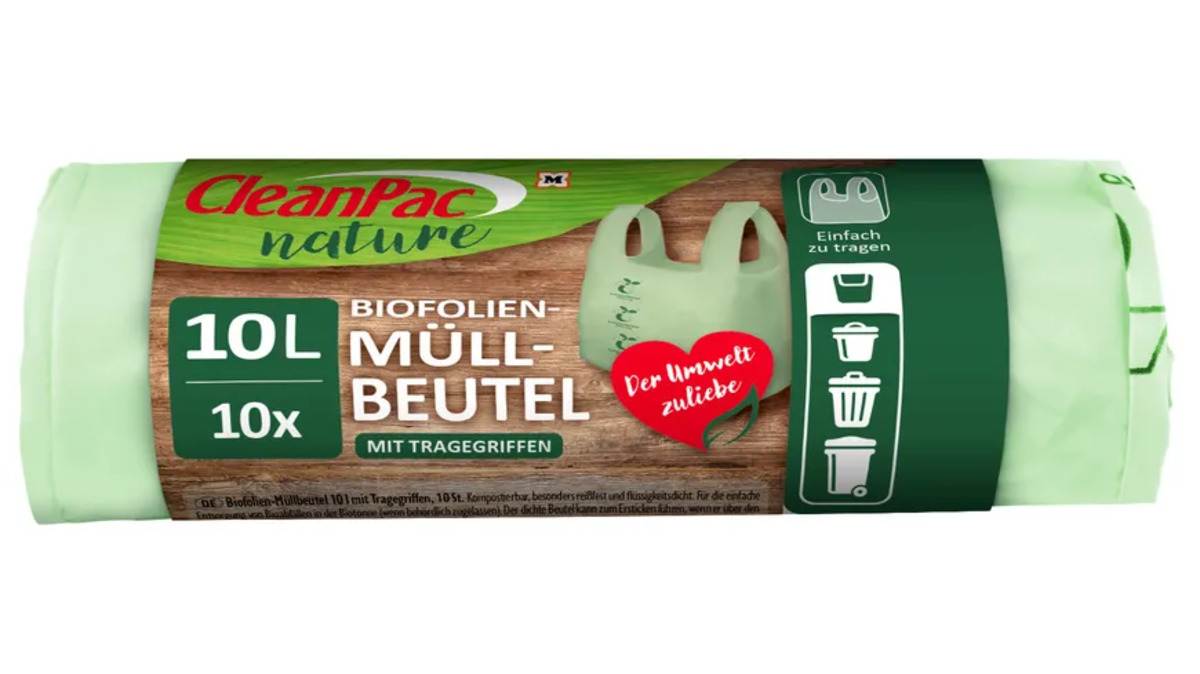 Bild 1 von CleanPac Bio Folienmüllbeutel 10 Liter