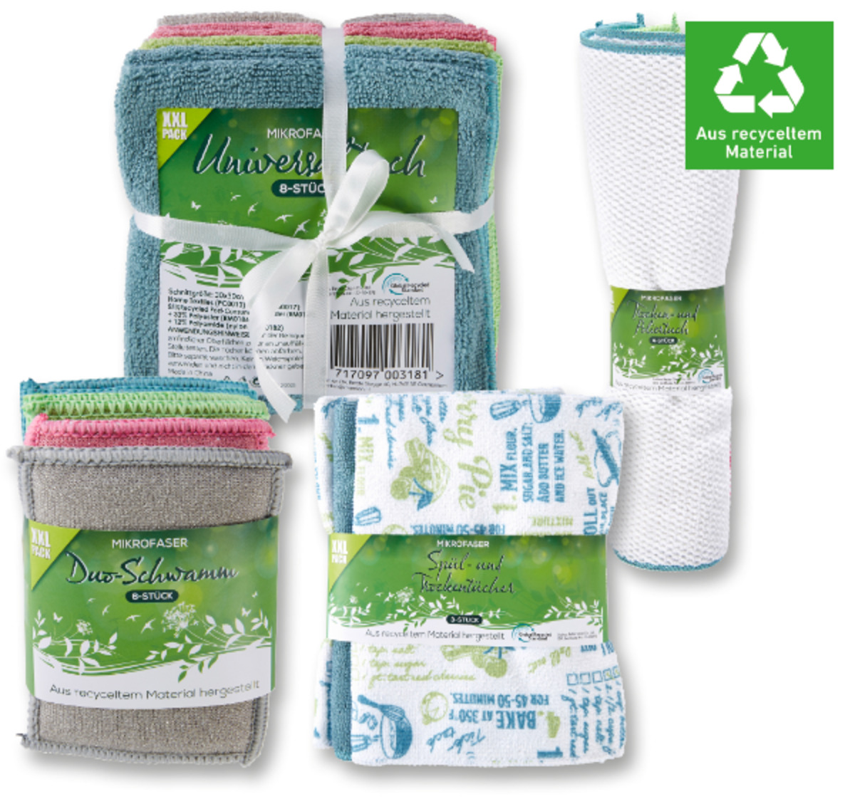 Bild 1 von Nachhaltige Schwämme oder Tücher im Vorteilspack*