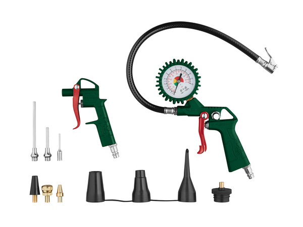 Bild 1 von PARKSIDE® Druckluft-Einstiegs-Zubehör-Set »PDSS 13 D4«, 12-teilig, max. 8 bar