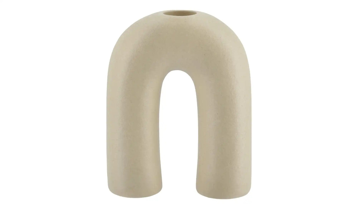 Bild 1 von Kerzenhalter creme Steingut Maße (cm): B: 10 H: 12,5 T: 3,6 Sale