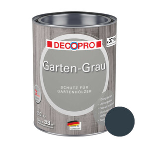 DECOPRO Garten-Grau 2,5 Liter in Anthrazit, matt