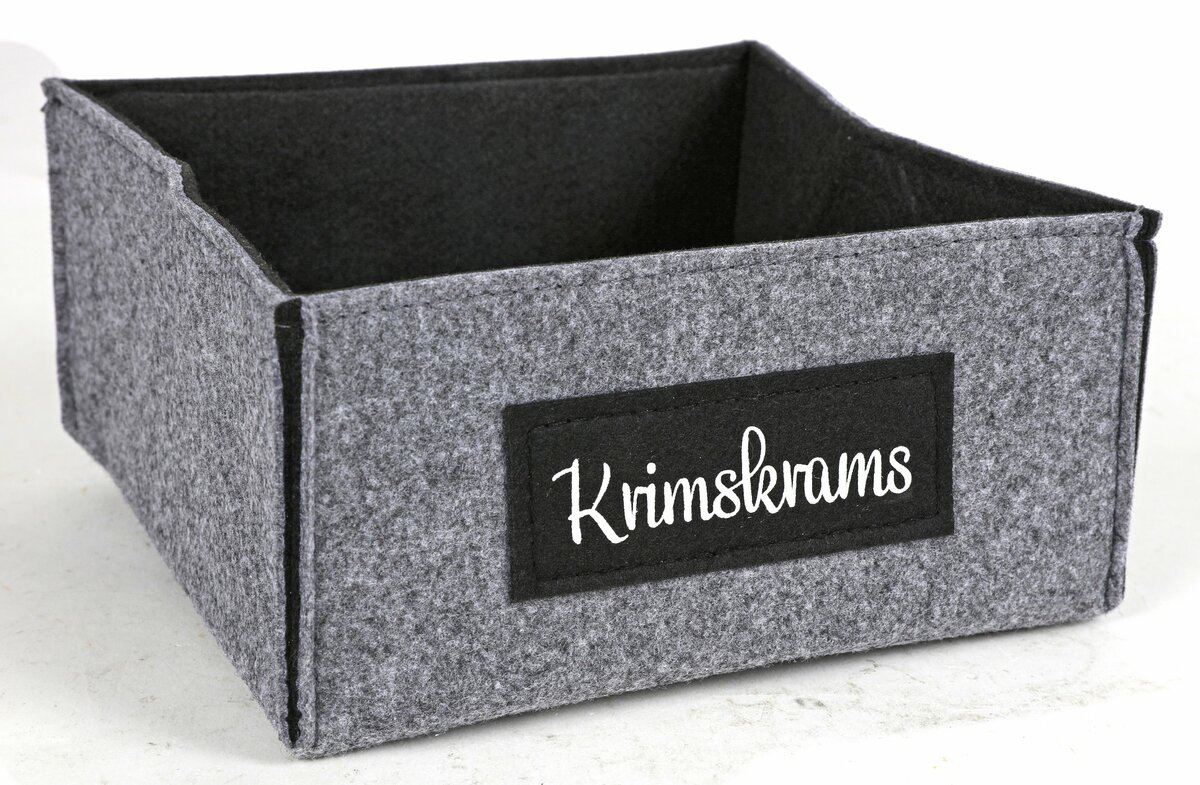 Bild 1 von Filz-Korb mit Spruch