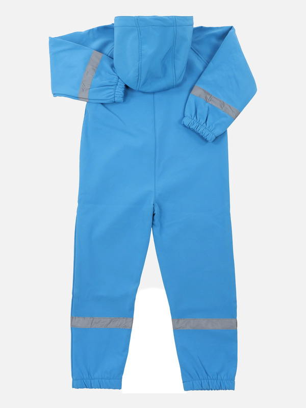 Bild 2 von Kinder Regenoverall mit Kapuze
                 
                                                        Blau