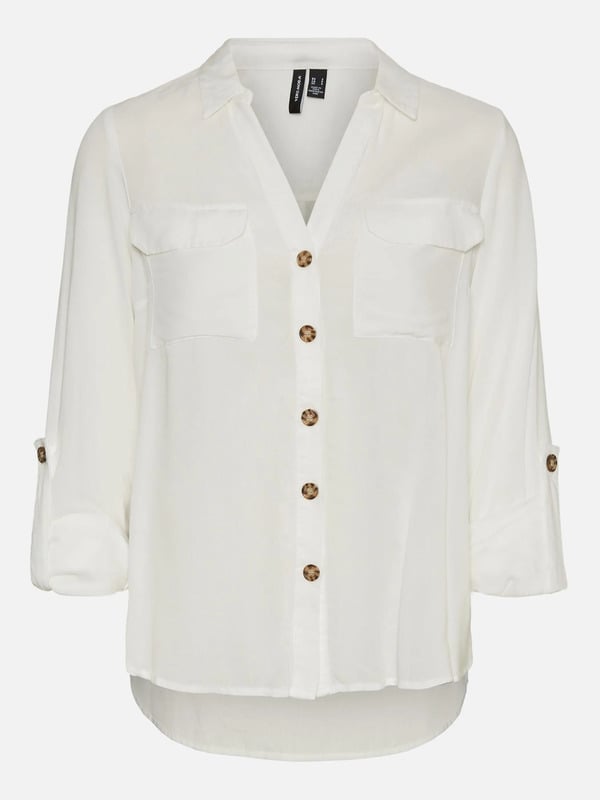 Bild 1 von Vero Moda VMBUMPY L/S SHIRT NEW Bluse
                 
                                                        Weiß
