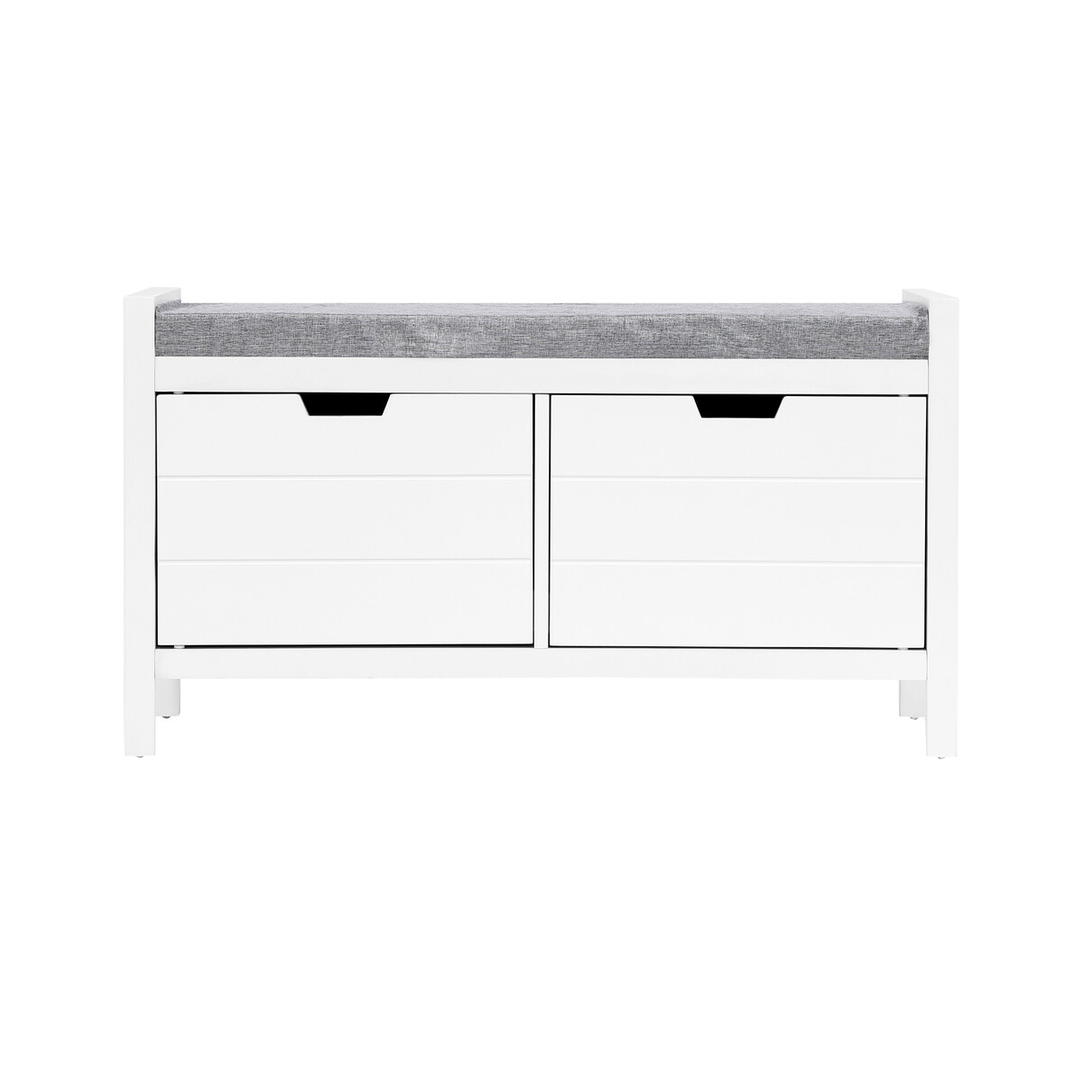 Bild 2 von Happy Home Sitzbank mit Sitzkissen & 2 Türen HFH23-WEI weiß