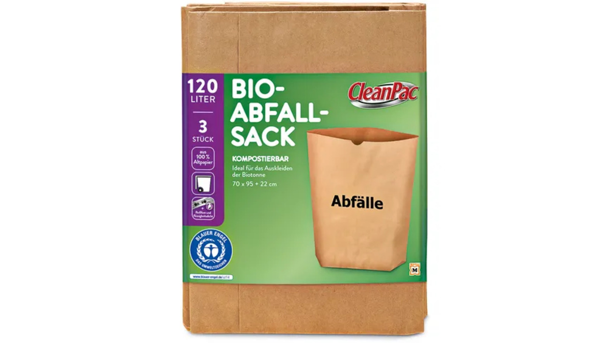 Bild 1 von CleanPac Bio-Abfallsack 120 Liter