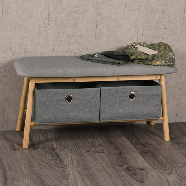 Bild 2 von Trendstabil Bambus-Sitzbank mit 2 Boxen