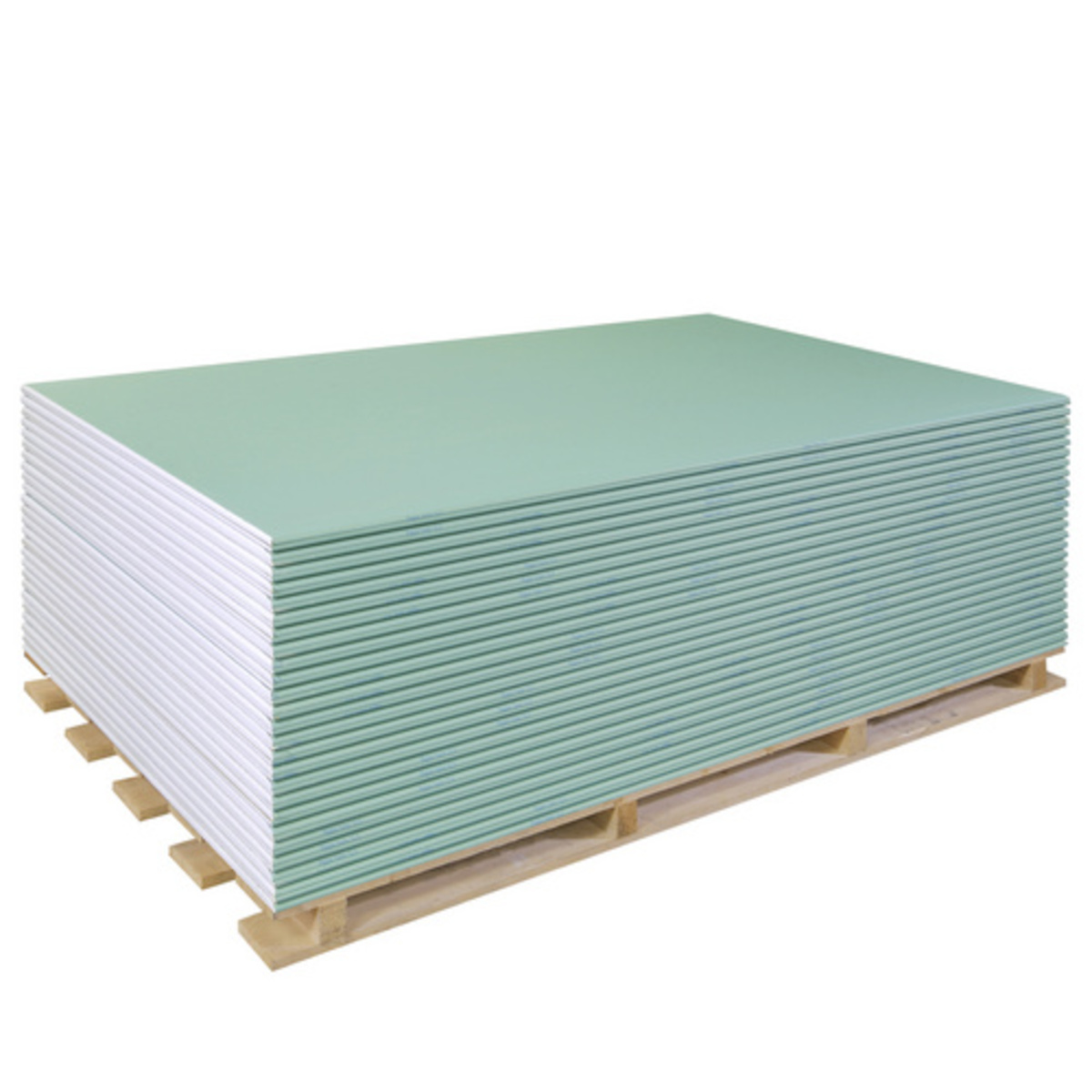 Bild 1 von Saint-Gobain Rigips GmbH Rigips-Platte, 12,5 mm, imprägniert, vario (hrak) - gruen