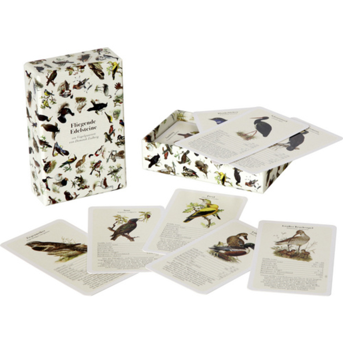 Bild 1 von Dominik Eulberg Quartett »Fliegende Edelsteine«, 56 Spielkarten, ab 5 Jahren - weiss
