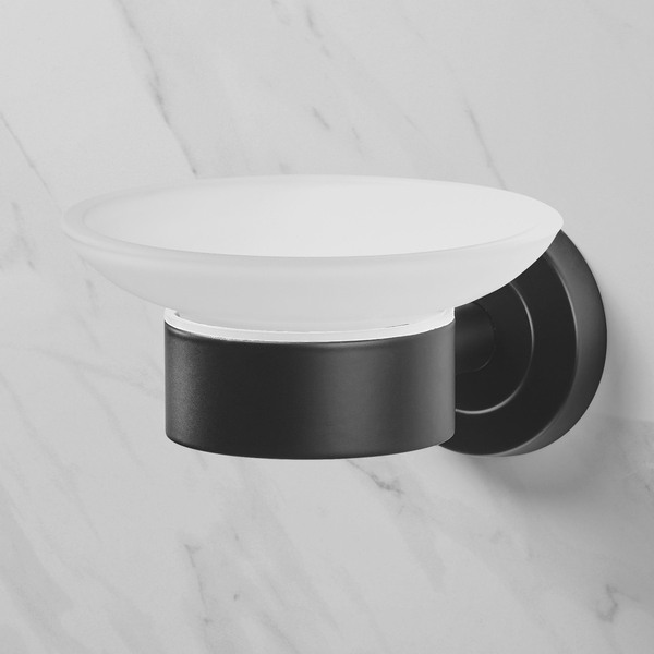 Bild 2 von AMARE Seifenschale mit Wandhalter, Schwarz