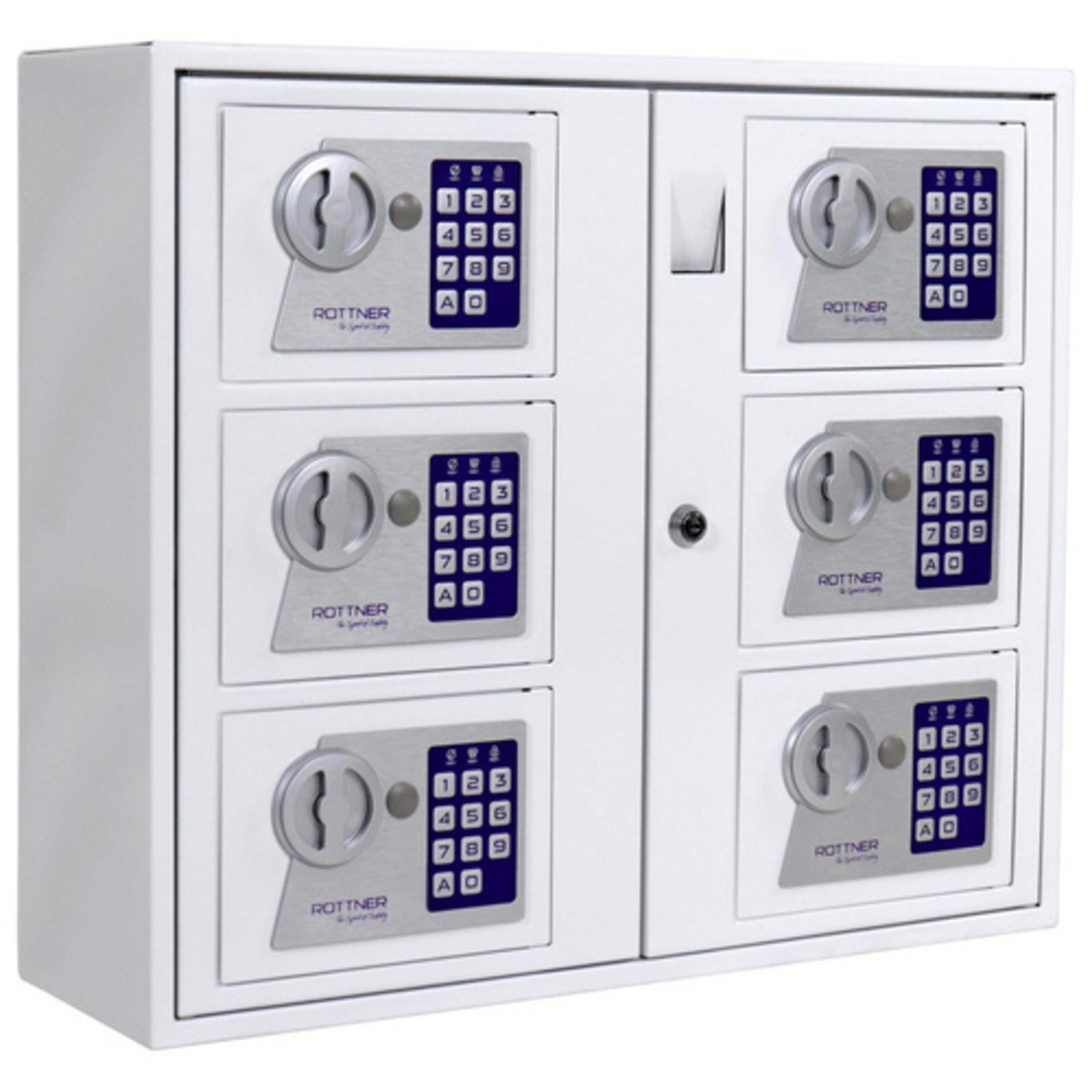 Bild 1 von Rottner Tresor Schlüsselschrank »Key System«, weiß, Stahl, (B x H:) 53,5 x 46,5 cm - weiss