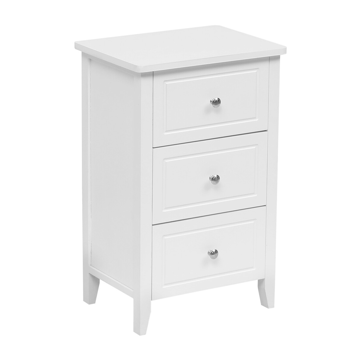 Bild 2 von Happy Home Nachttisch Kommode mit 3 Schubladen HSB11-WEI weiß
