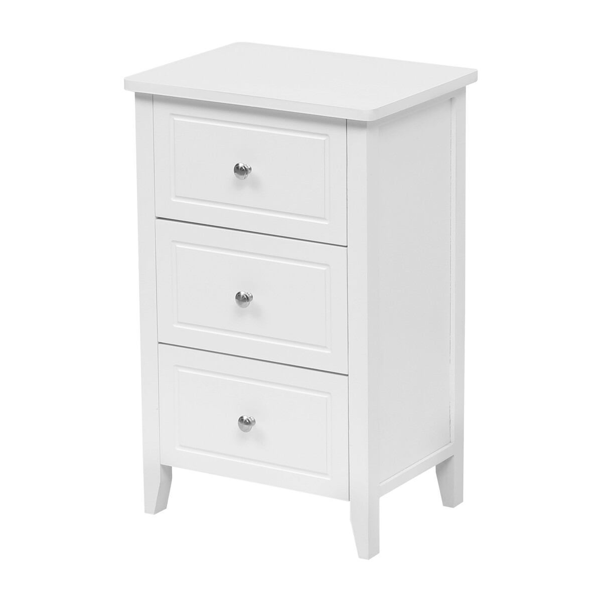 Bild 4 von Happy Home Nachttisch Kommode mit 3 Schubladen HSB11-WEI weiß