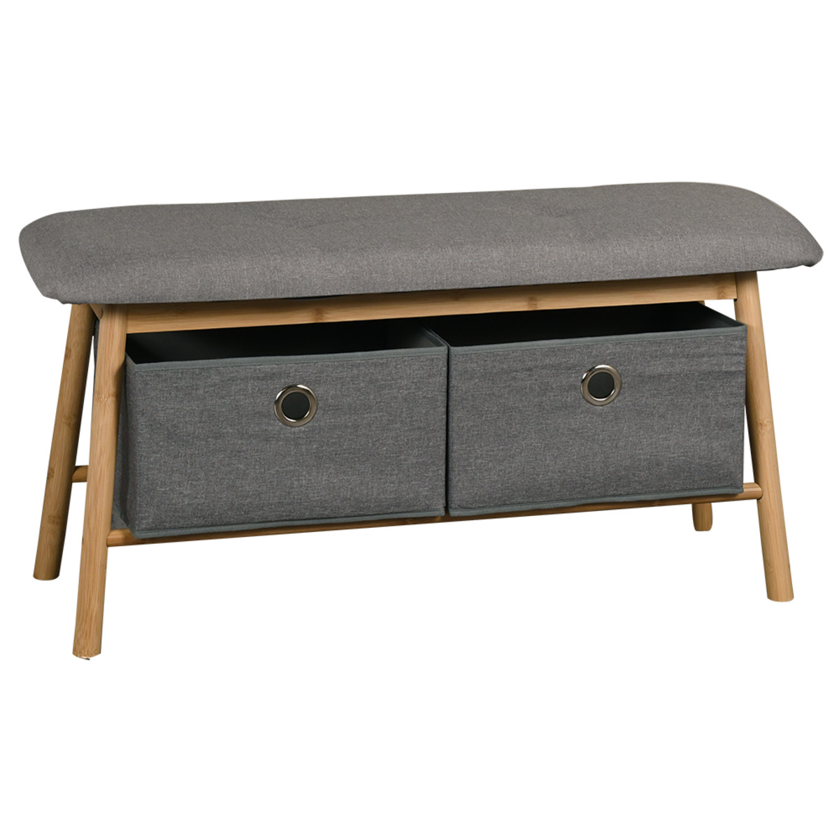 Bild 1 von Trendstabil Bambus-Sitzbank mit 2 Boxen