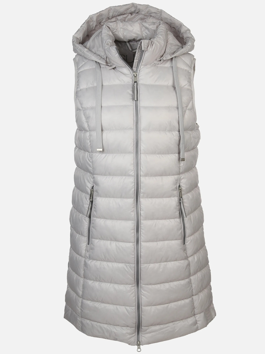 Bild 1 von Damen Steppweste mit abnehmbarer Kapuze
                 
                                                        Grau
