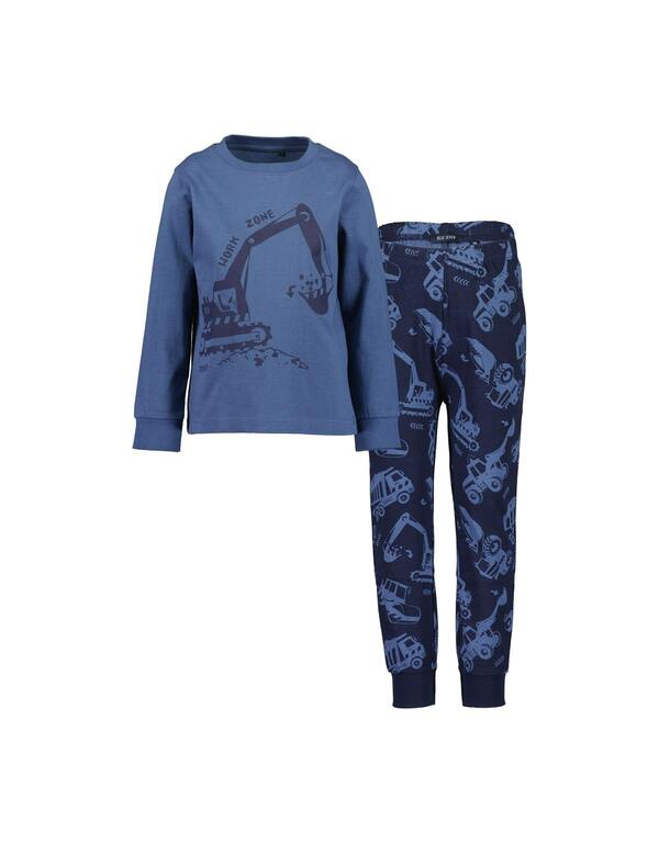 Bild 1 von Blue Seven - Mini Boys/Boys Schalfanzug mit coolem Bagger