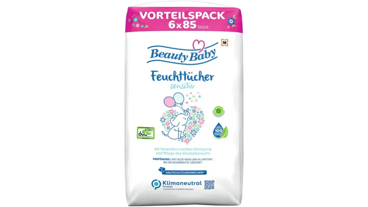 Bild 1 von Beauty Baby Feuchttücher sensitiv