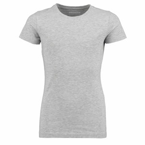 Kinder-T-Shirt Stretch, Grau, 158/164